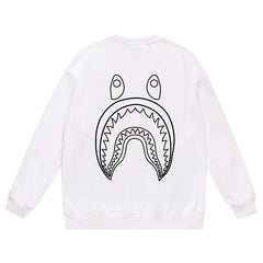 Head Pattern Print Sweatshirt