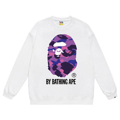 Head Pattern Print Sweatshirt