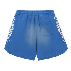 Embroidered Washed Distressed Short #G6689-2