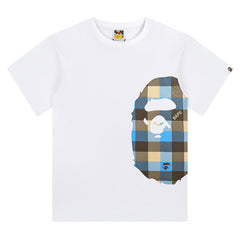 Side Big Head T-Shirt White