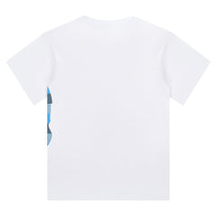Side Big Head T-Shirt White