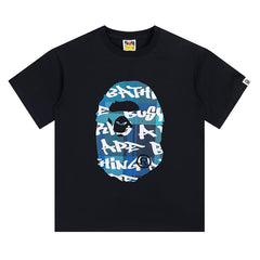 Stroke Camo By Bathing Big Head T-Shirt