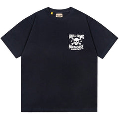 skull letter print T-Shirts