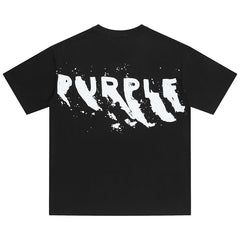 Paint-streaked logo T-Shirt