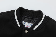 Embr Patches embroidered varsity Jacket