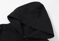 logo-print cotton Hoodie