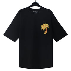 Burning Palm Over T-Shirt