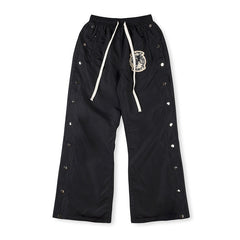 Nylon Hooded Track  Pants “Black”
