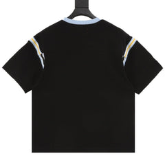 Split S/S Football Top