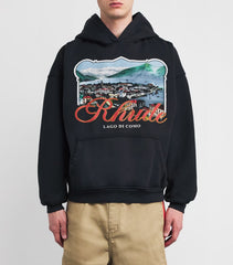 Black x Harrods Cotton Lago Di Como Hoodie
