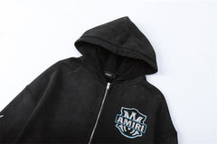 Eagle Pattern Letter Hoodie #7212