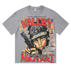 Gunman Graphic Print T-shirt #V1200