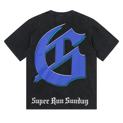 Skull Sports Car Pattern T-shirt #G1183/G3183