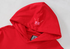 Angel Number Hoodie-Red #8203