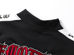 MIXED EMOTION Cupid Embroidery Pattern Jacket