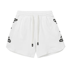 Embroidered Washed Distressed Short #G6689-6