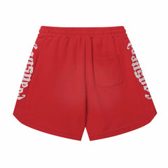 Embroidered Washed Distressed Short #G6689-3