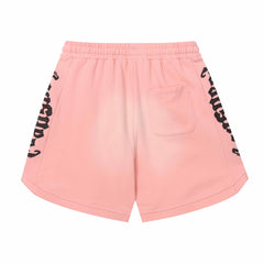 Embroidered Washed Distressed Short #G6689-4