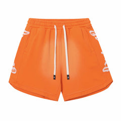 Embroidered Washed Distressed Short #G6689-5