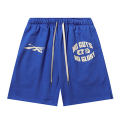 Logo Printed Short Blue