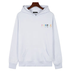 Logo Pattern Printed Hoodie