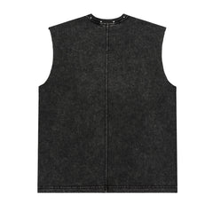 Letter Print Sleeveless T-Shirt Vest #V1303