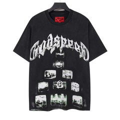 Scene Pattern T-shirt #G6188