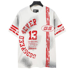 Alphabet Number Printed T-shirt #G6365/G5365