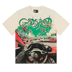 Sports Car Pattern T-shirt #G1185/G3185