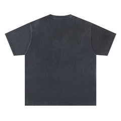 Washed Distressed Rhinestone T-shirt