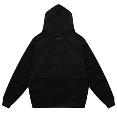 Letter Logo Splicing Hoodie