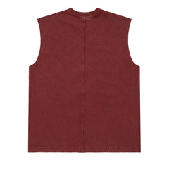 Singer Print Sleeveless T-Shirt Vest #V1300
