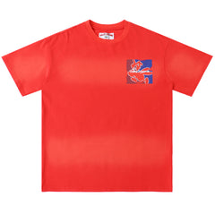 Letter Pattern T-shirt #V2915