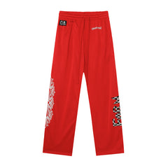 CH Mesh Cross Print Pants #C1004