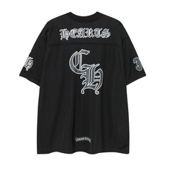 CH Mesh Cross Print T-shirt #C1001