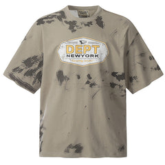 .Mud dye hand painted Balenciaga style T-Shirts