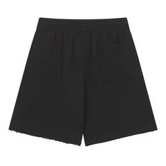 Letter Pattern Shorts #S232 Black