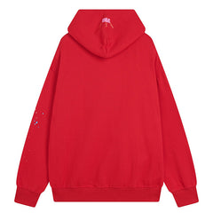 Angel Number Hoodie-Red #8203