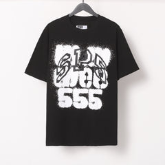 Letter Pattern T-shirt #S T018