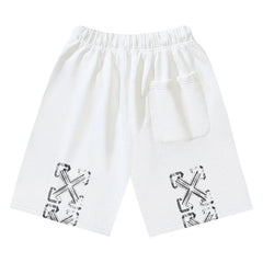 Logo Arrows Printed Shorts