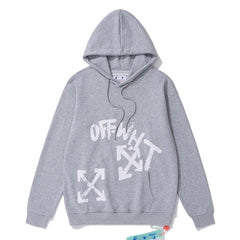 Arrows paint script skate hoodie