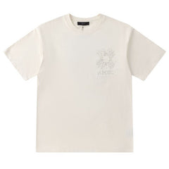 Embroidered Letter T-shirt