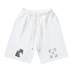Letter Pattern Shorts