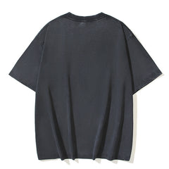 Washed Letter T-shirt