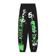 Letter Pattern Pants #S225-2