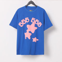 Letter Star Pattern T-shirt #S T017