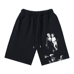 Letter Pattern Shorts
