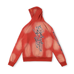 Studios Red Washed Hoodie