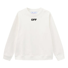 Off White Arrow Pattern Printed Sweatshirts
