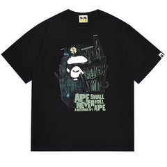 Halloween  Mansion Head Tee